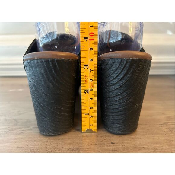 Korks by Kork-Ease Neneh black leather mules women's size 8 minimalist boho hipp - Picture 9 of 10